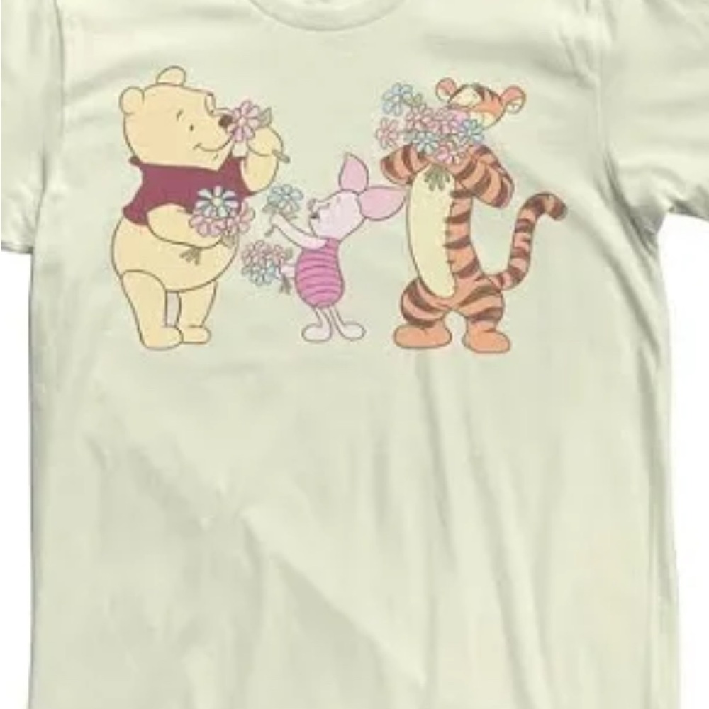 Disney Cream Winnie the Pooh Short Sleeve Tee